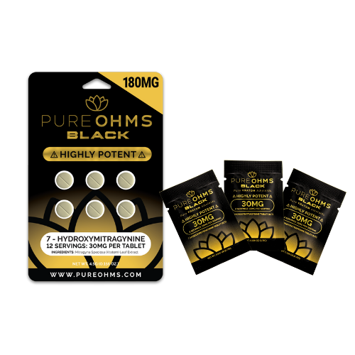 Pure Ohms 7-Hydroxy Black Kratom